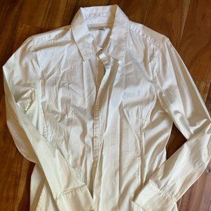 Banana Republic Classic Women's White Button Down